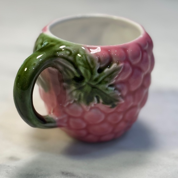 Italian Grape Raspberry Ceramic Mug - Picture 1 of 5
